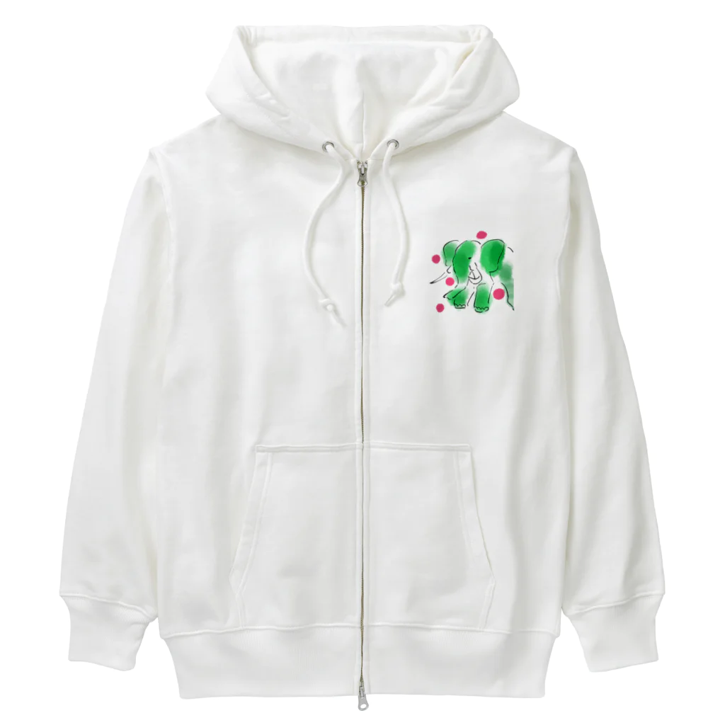 あじさいのえれふぁんと Heavyweight Zip Hoodie