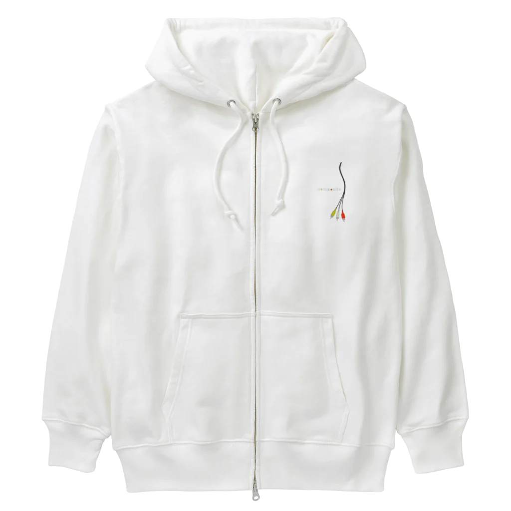 Rail Square のアナログAV端子　コンポジット Heavyweight Zip Hoodie