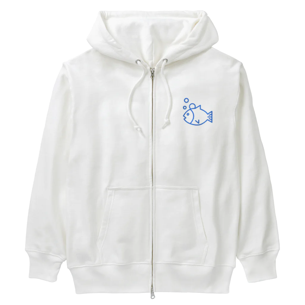 海の雑貨屋さんのお魚シリーズ Heavyweight Zip Hoodie