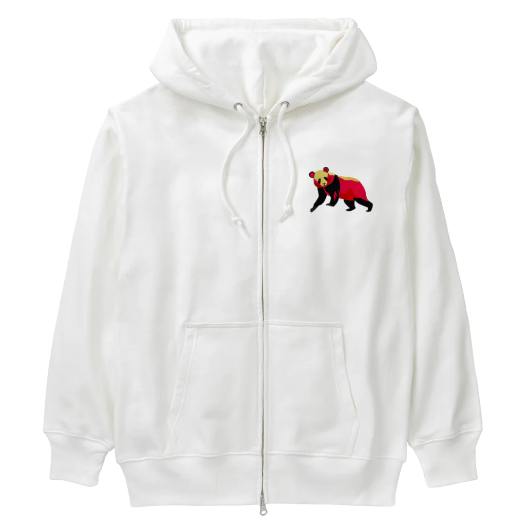 広熨斗隼人SHOPの広熨斗隼人のカラーパンダ Heavyweight Zip Hoodie