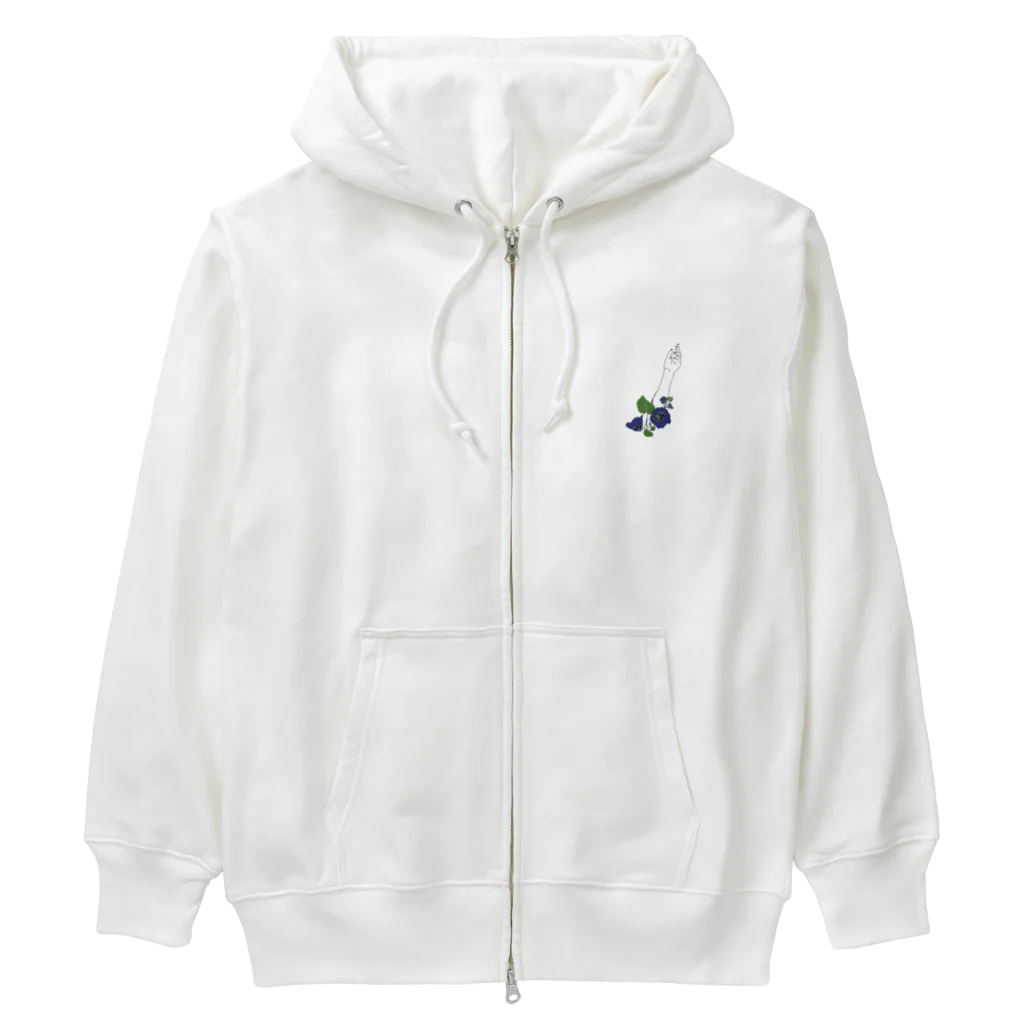 飯所の自己犠牲 Heavyweight Zip Hoodie