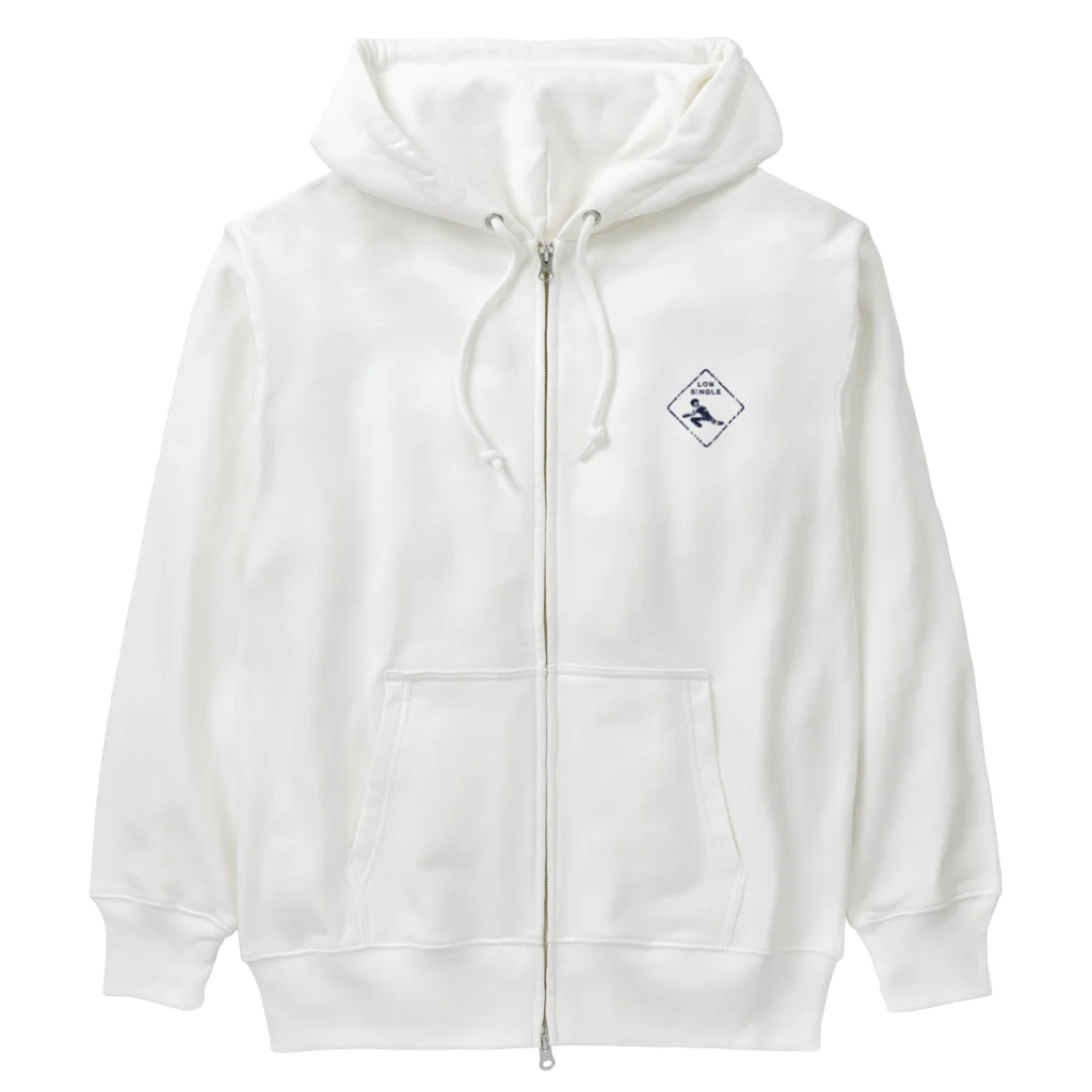 アリーヴェデルチャンネルSHOPのCOLLEGE SYMBOL 01 Heavyweight Zip Hoodie