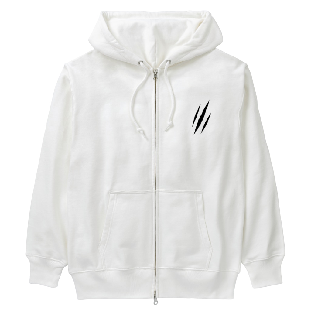 いっぷく処 てんてんの勲章の傷 Heavyweight Zip Hoodie