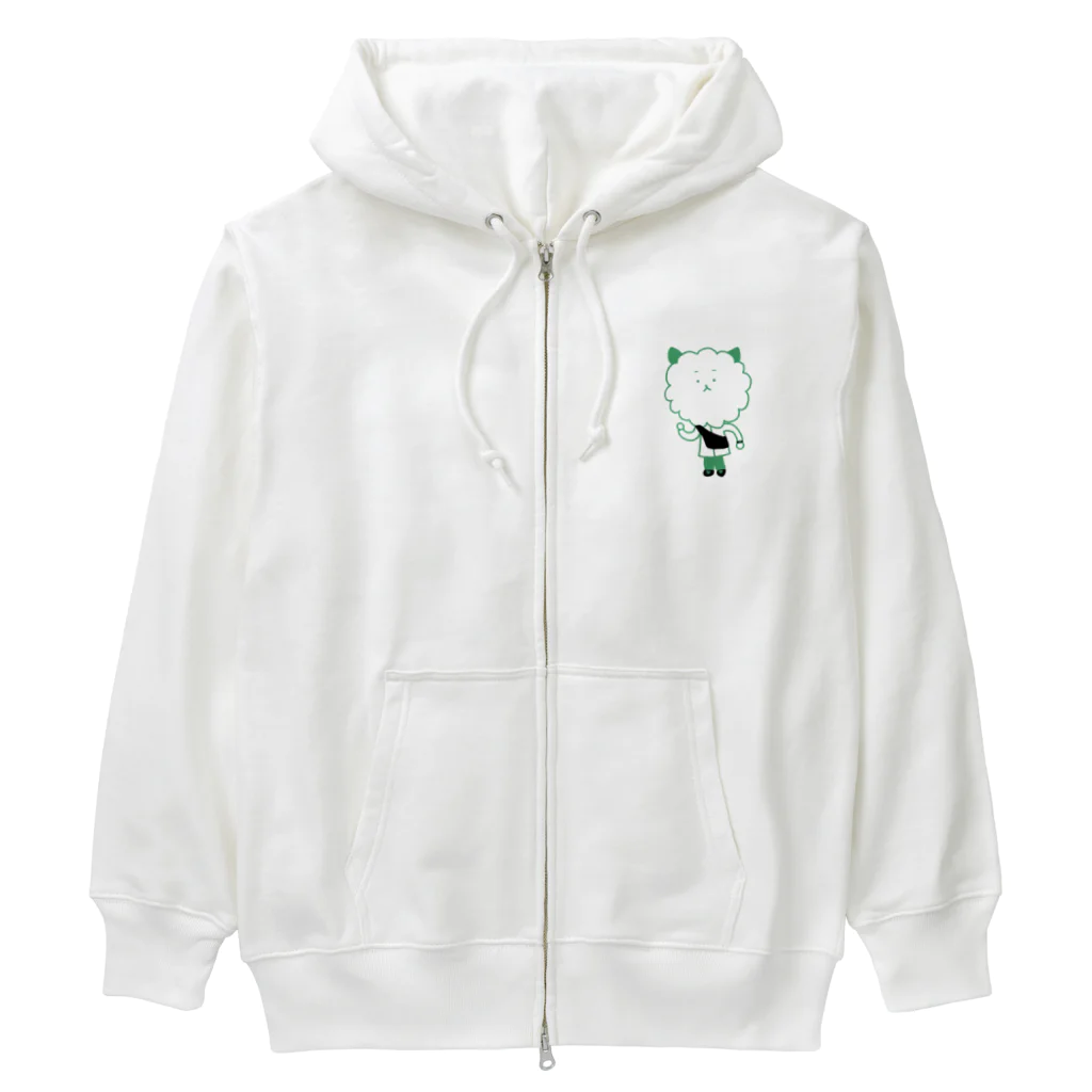 おこめちゃんのポスティングおこめちゃん Heavyweight Zip Hoodie