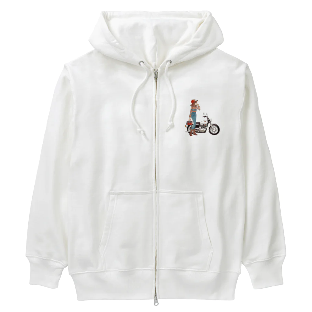 桜音ことこ企画のお気に入りのバイク Heavyweight Zip Hoodie