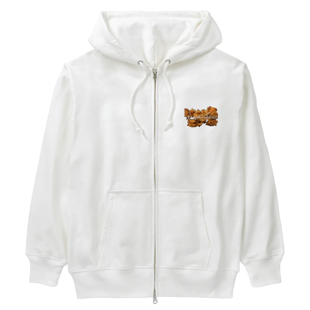 フードパレット色彩のフードパレット色彩の唐揚げ Heavyweight Zip Hoodie