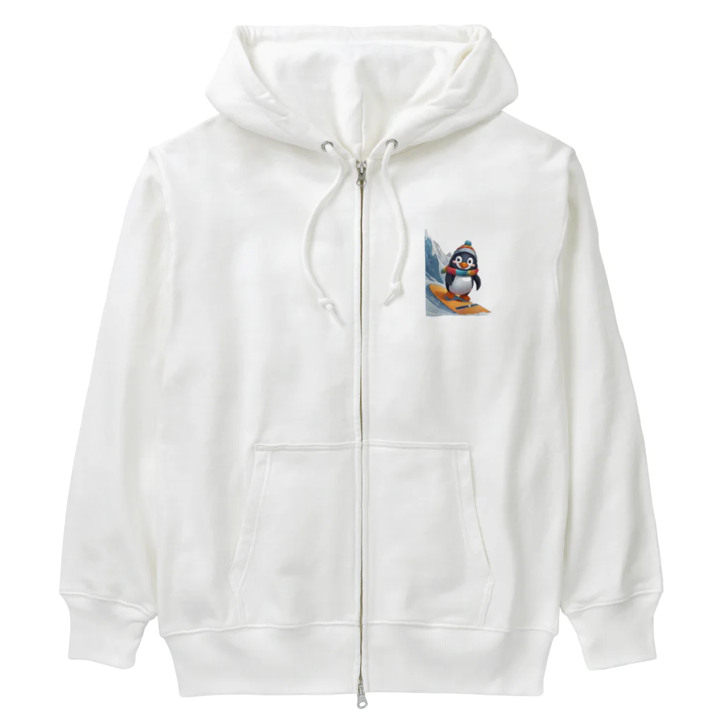 Gloriousのペンギンの冒険スノーボードパーティ Heavyweight Zip Hoodie