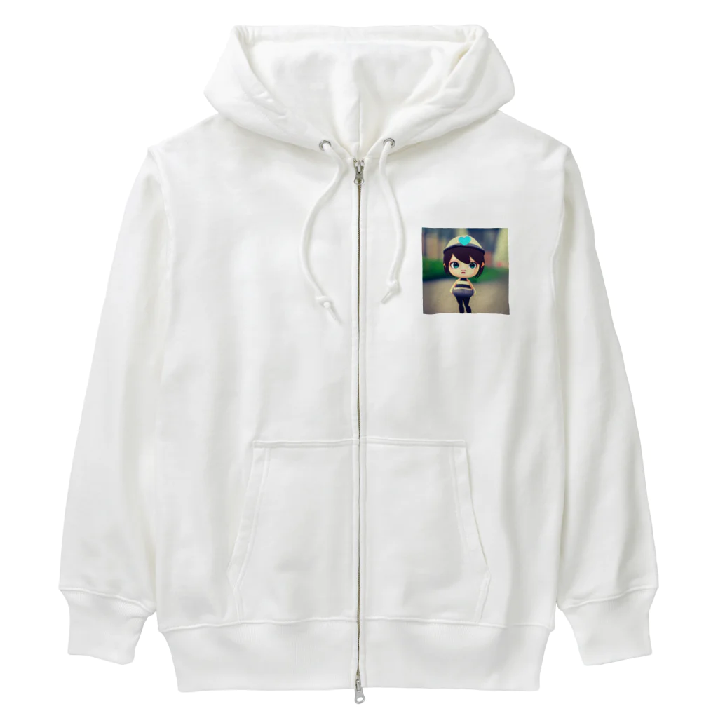 InoMasaの散歩ガール　 Heavyweight Zip Hoodie