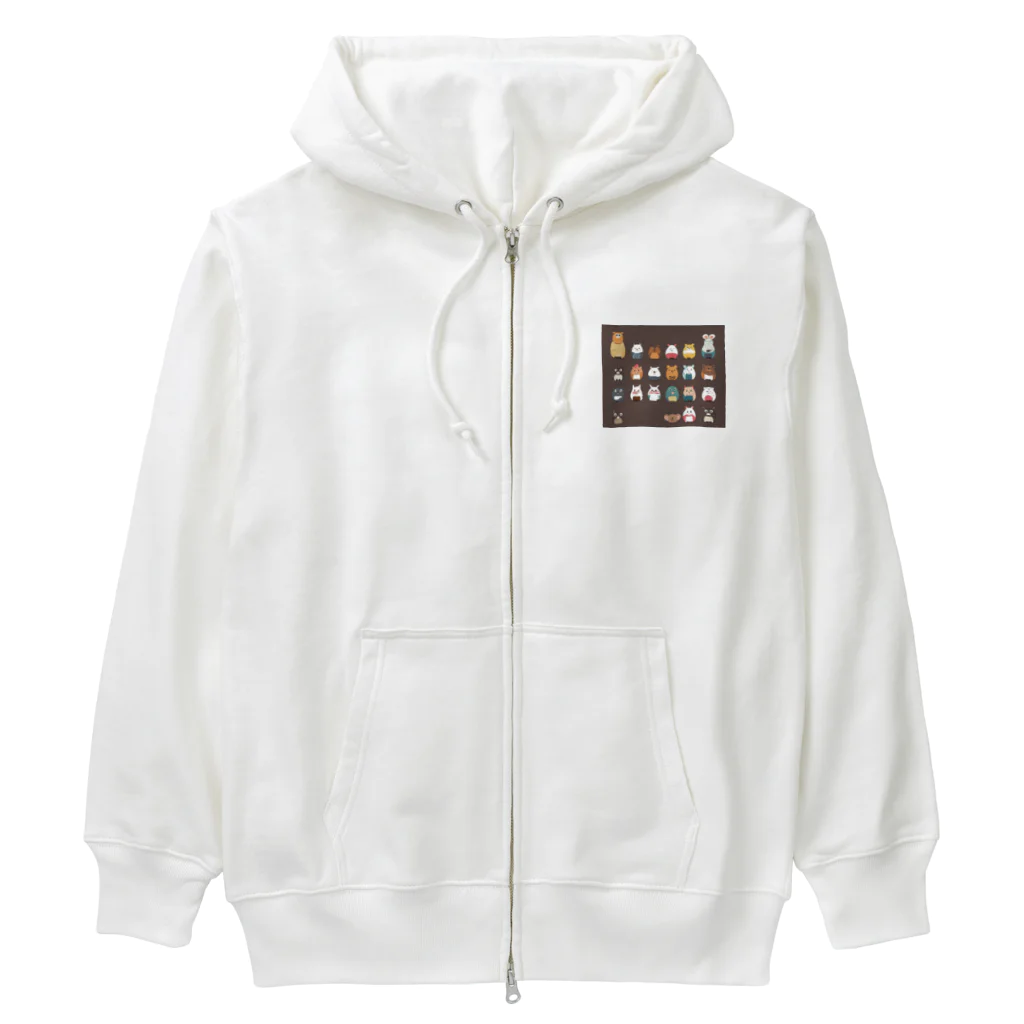 my-jpの不思議アニマルズ2 Heavyweight Zip Hoodie