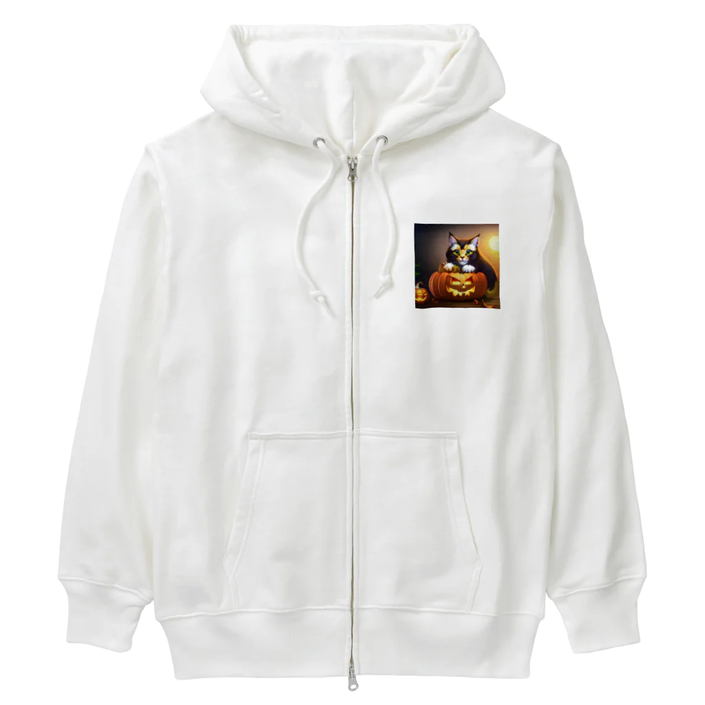 revelのハロにゃ　グッズ Heavyweight Zip Hoodie