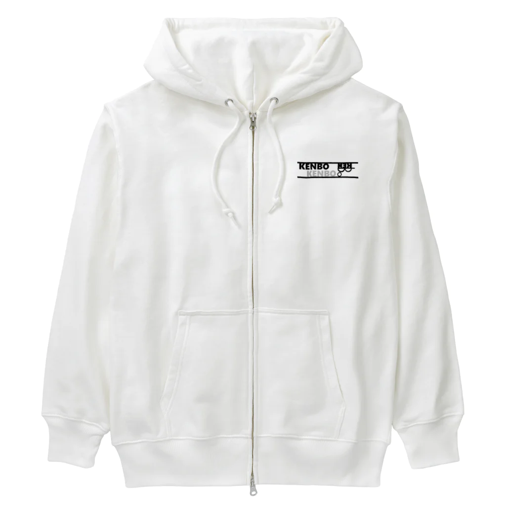 KENBO_OFFICIALのKENBOマークシリーズ第一弾（KENBO_OFFICAL） Heavyweight Zip Hoodie