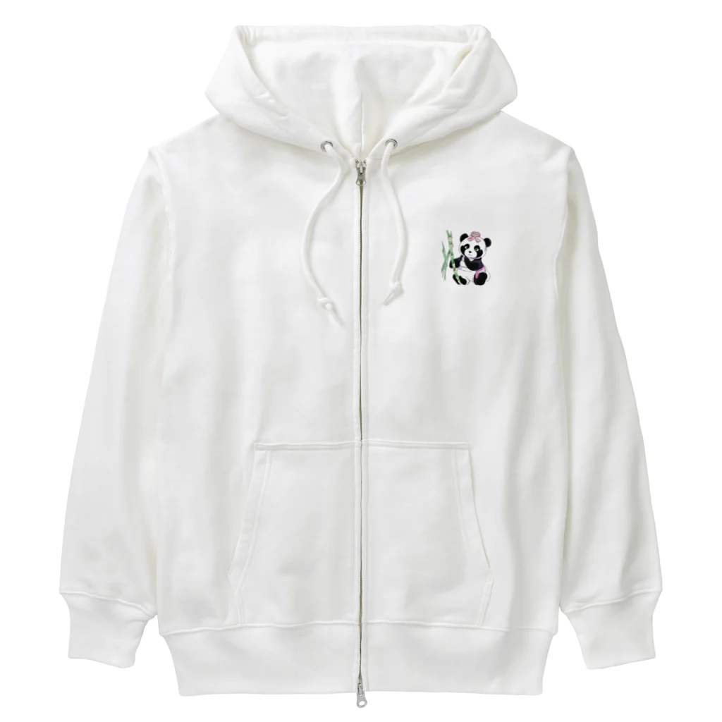 KaSumi's shopのかぐやパンダ姫 Heavyweight Zip Hoodie