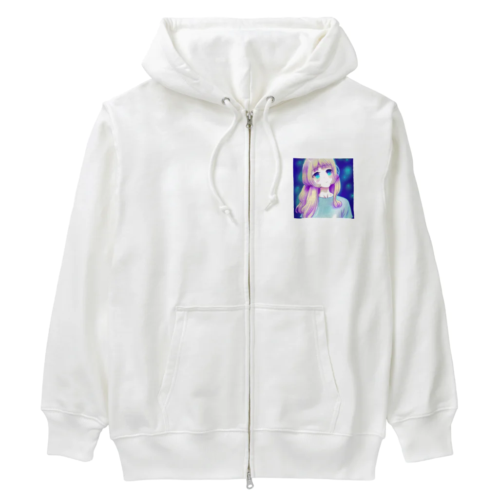 the blue seasonのアクエリアス Heavyweight Zip Hoodie