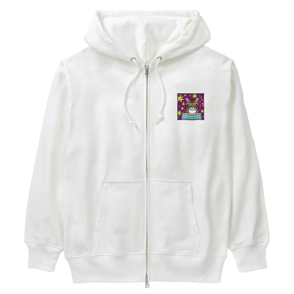 ウイスキーとくらすのウイスキーキャット Heavyweight Zip Hoodie