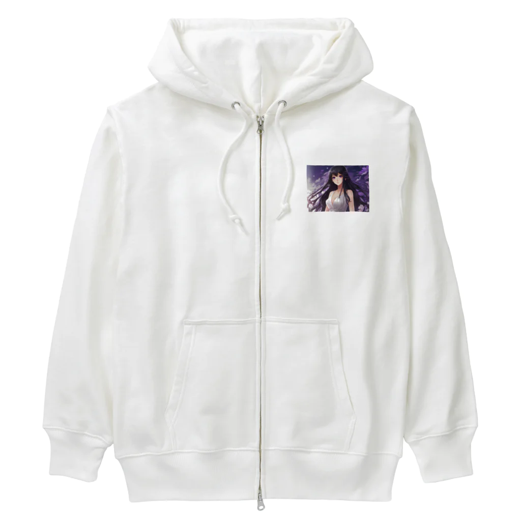 YuzuKiの女神ちゃん Heavyweight Zip Hoodie