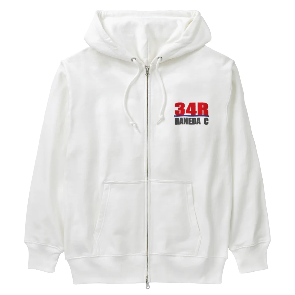 アメリカンベース のエアライングッズ　航空　旅行　羽田空港 Heavyweight Zip Hoodie