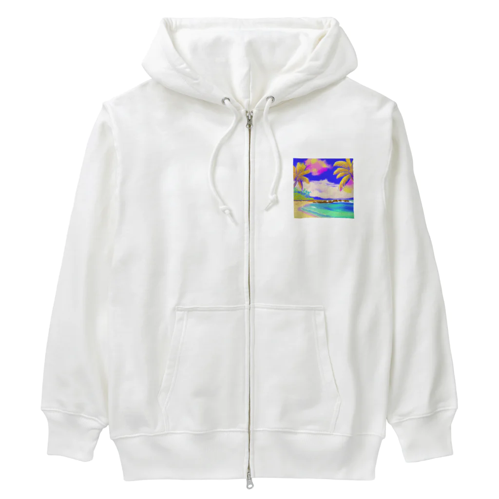 のぞかれ隊の南国グラフィック Heavyweight Zip Hoodie