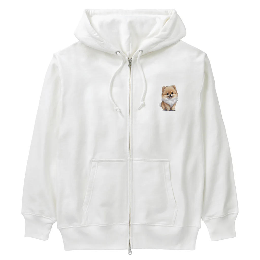 KaYuのかわいいポメちゃんグッズ#01 Heavyweight Zip Hoodie