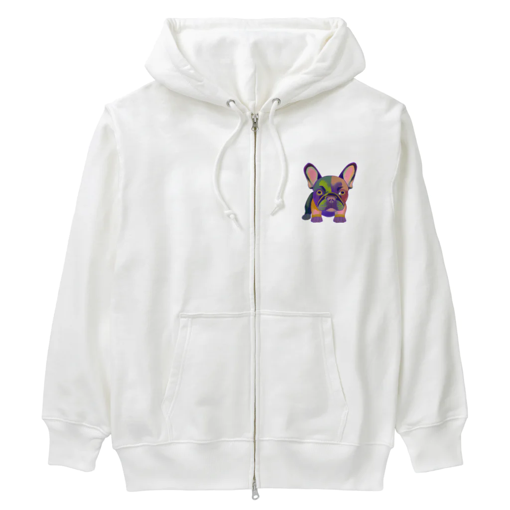 雑多屋さんのパピードッグ Heavyweight Zip Hoodie