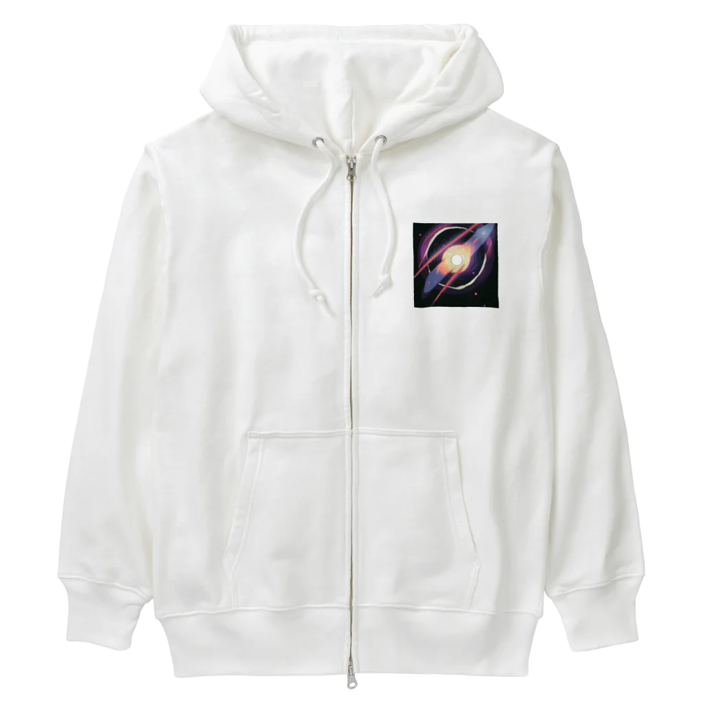 Town_ShipのCosmic Darkness Heavyweight Zip Hoodie