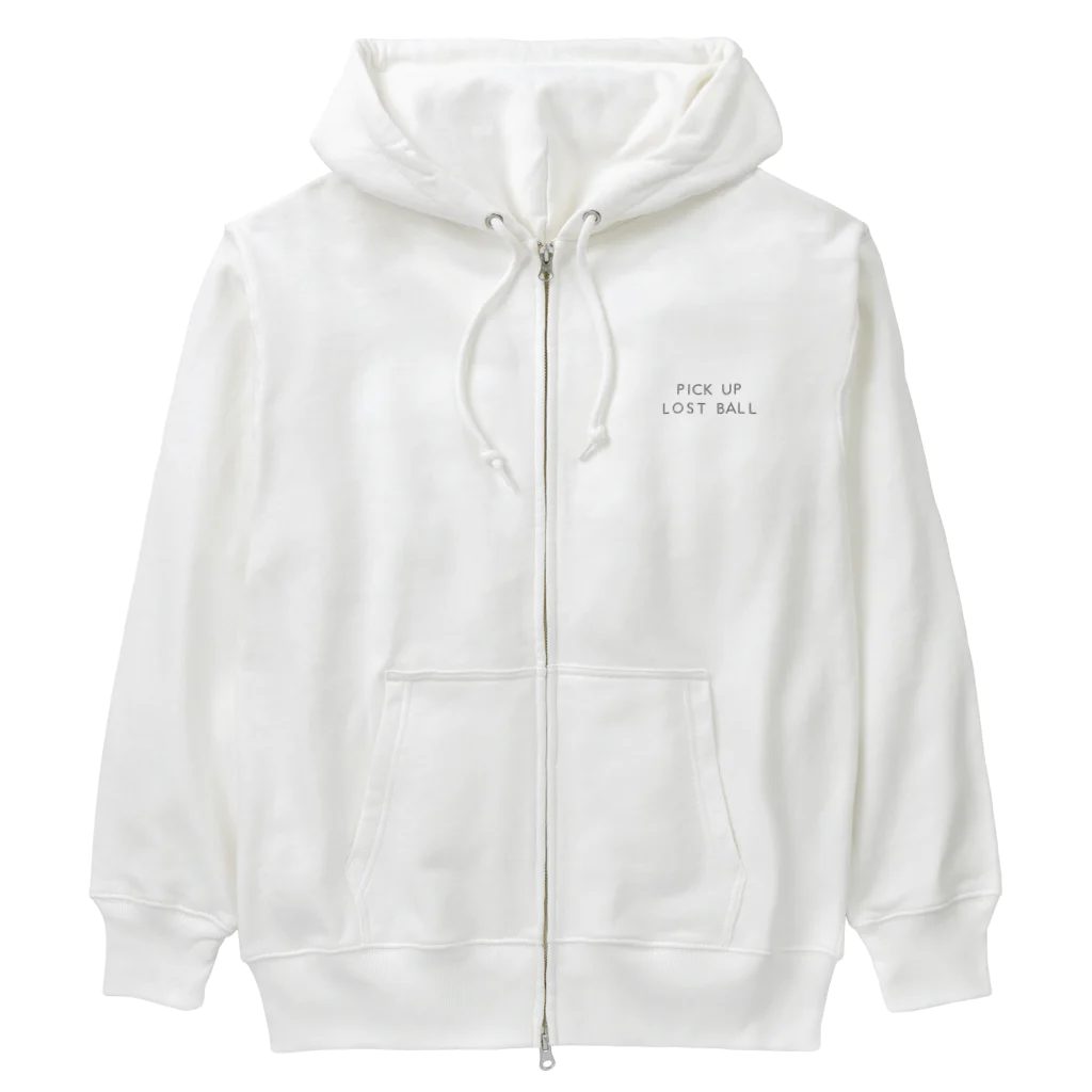 Golf LifeのPick up lost ball Heavyweight Zip Hoodie