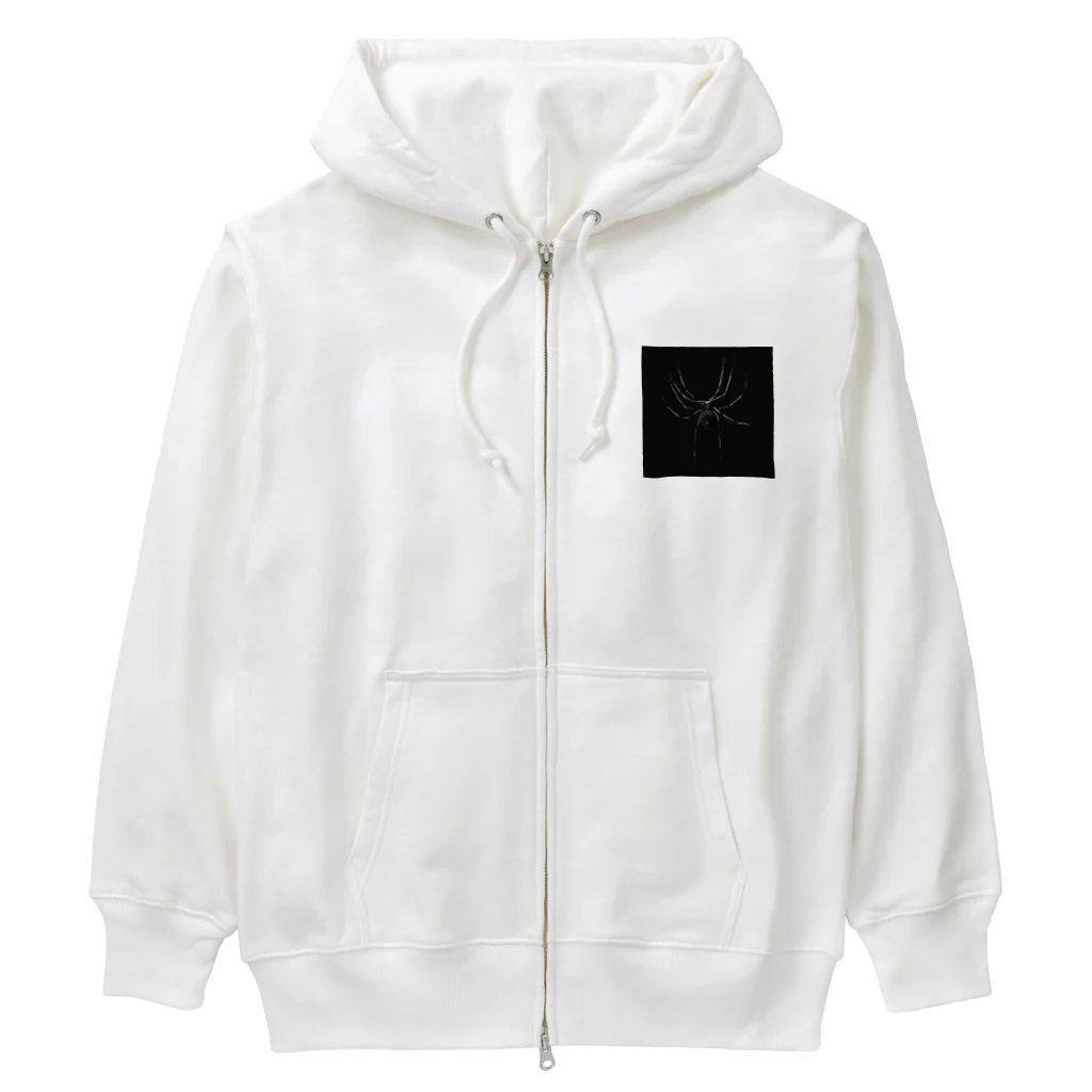 クモの蜘蛛 Heavyweight Zip Hoodie