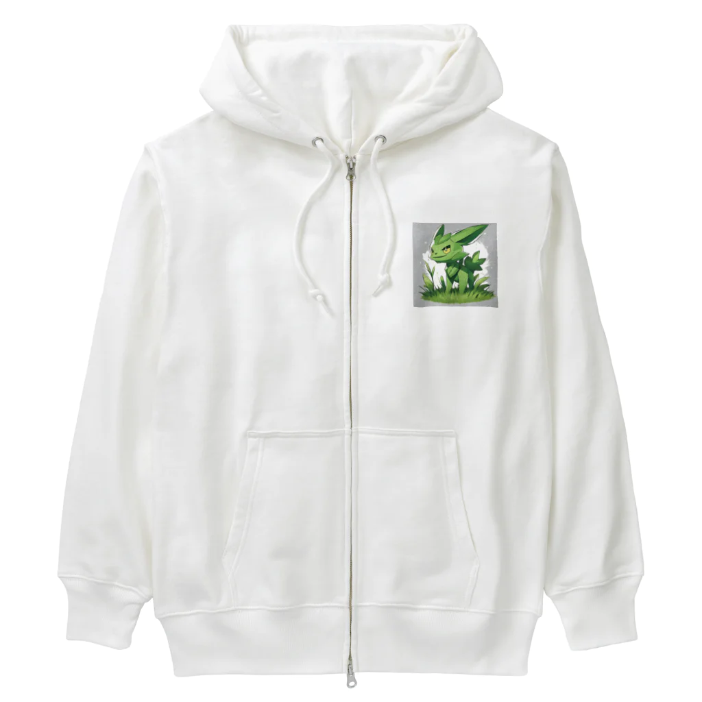 Andyモリの緑のモンスター Heavyweight Zip Hoodie