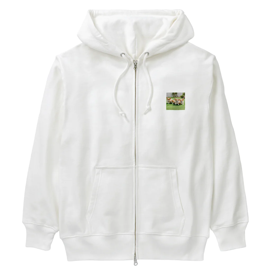 H.I77のコーギー！ Heavyweight Zip Hoodie