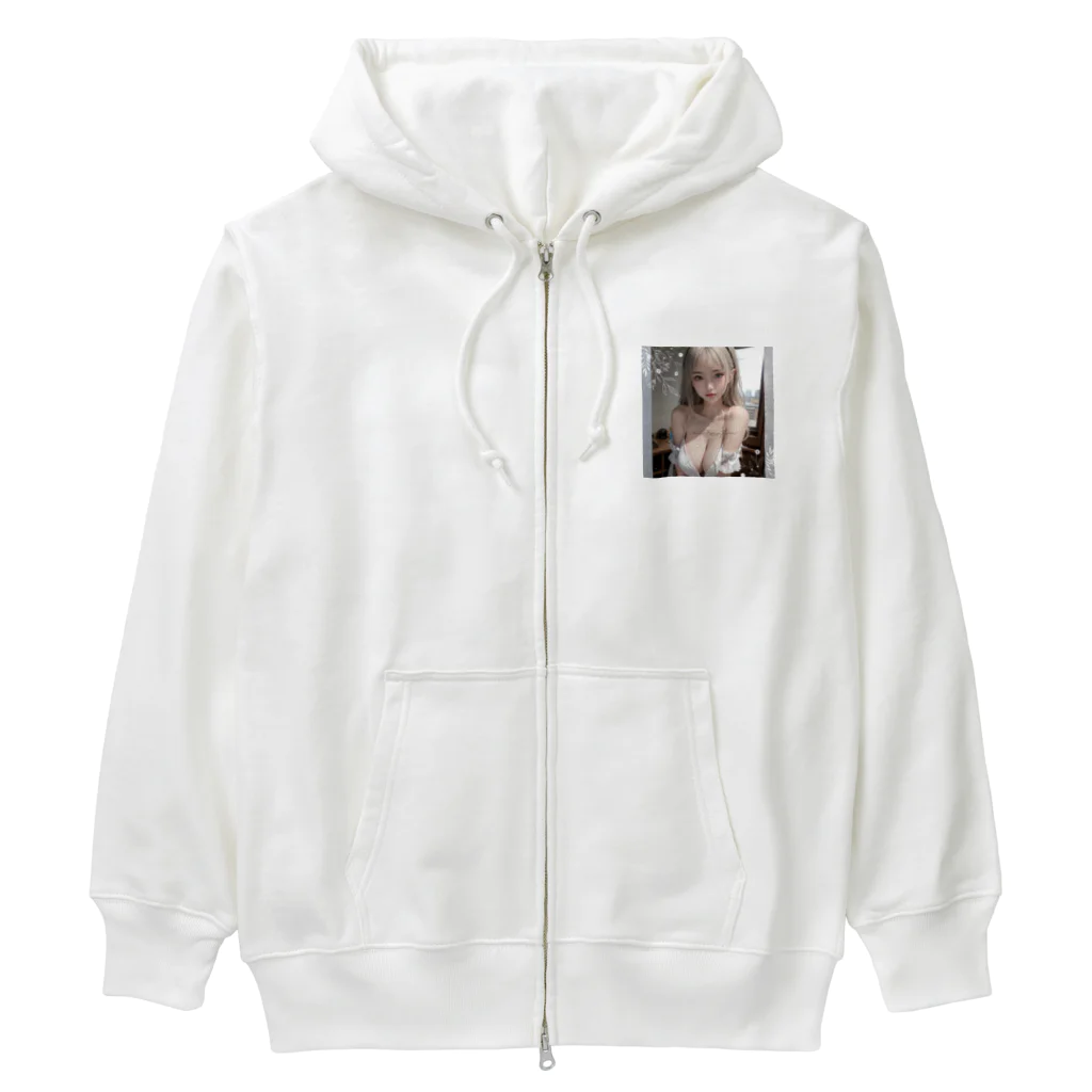 sounya sounyaの美女 図鑑（むにゅっ） Heavyweight Zip Hoodie