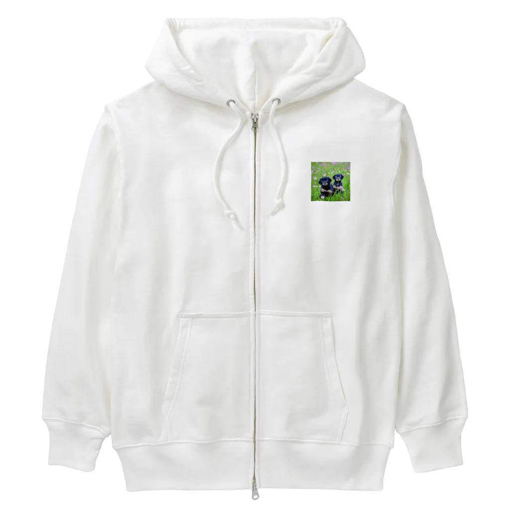 Mami HEXANFTのコスモス畑の癒し Heavyweight Zip Hoodie