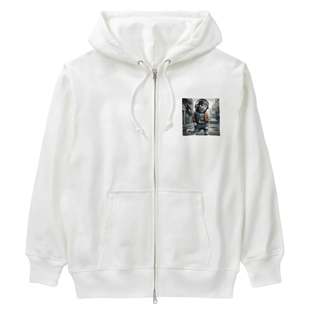 lacheのストリートキャット Heavyweight Zip Hoodie