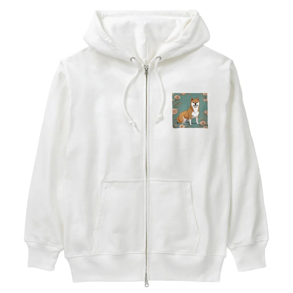 pinetreeの柴犬２ Heavyweight Zip Hoodie