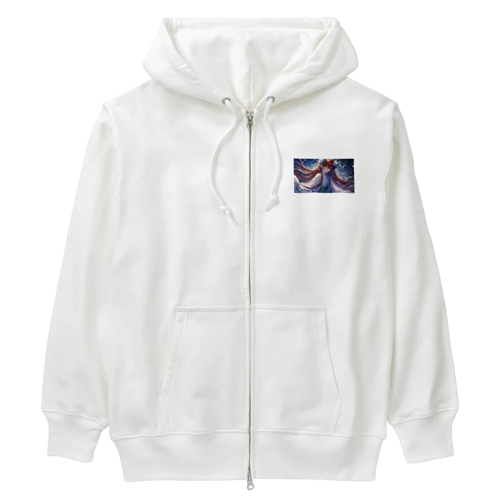 カズの「星屑の舞う森の守り手」 Heavyweight Zip Hoodie