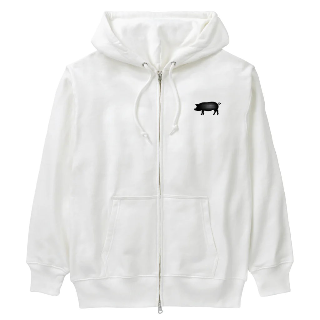 良太郎のぶぅちゃん Heavyweight Zip Hoodie