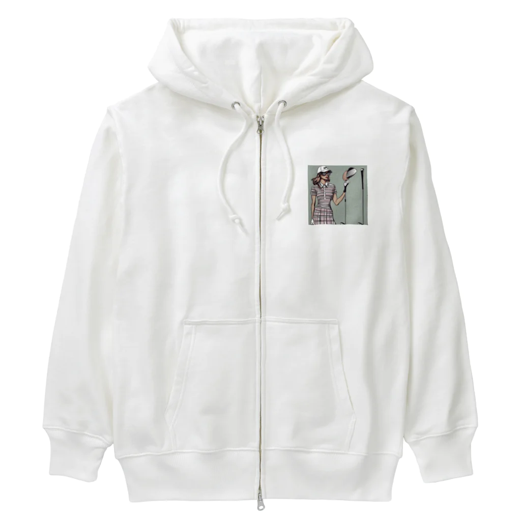 BIRDIE_GIRLのおしゃれゴルフ Heavyweight Zip Hoodie