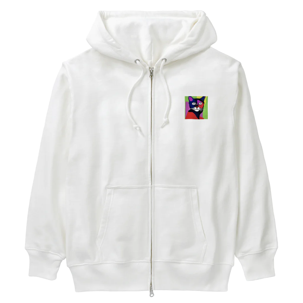 SuperTrioのCOLOR CAT Heavyweight Zip Hoodie