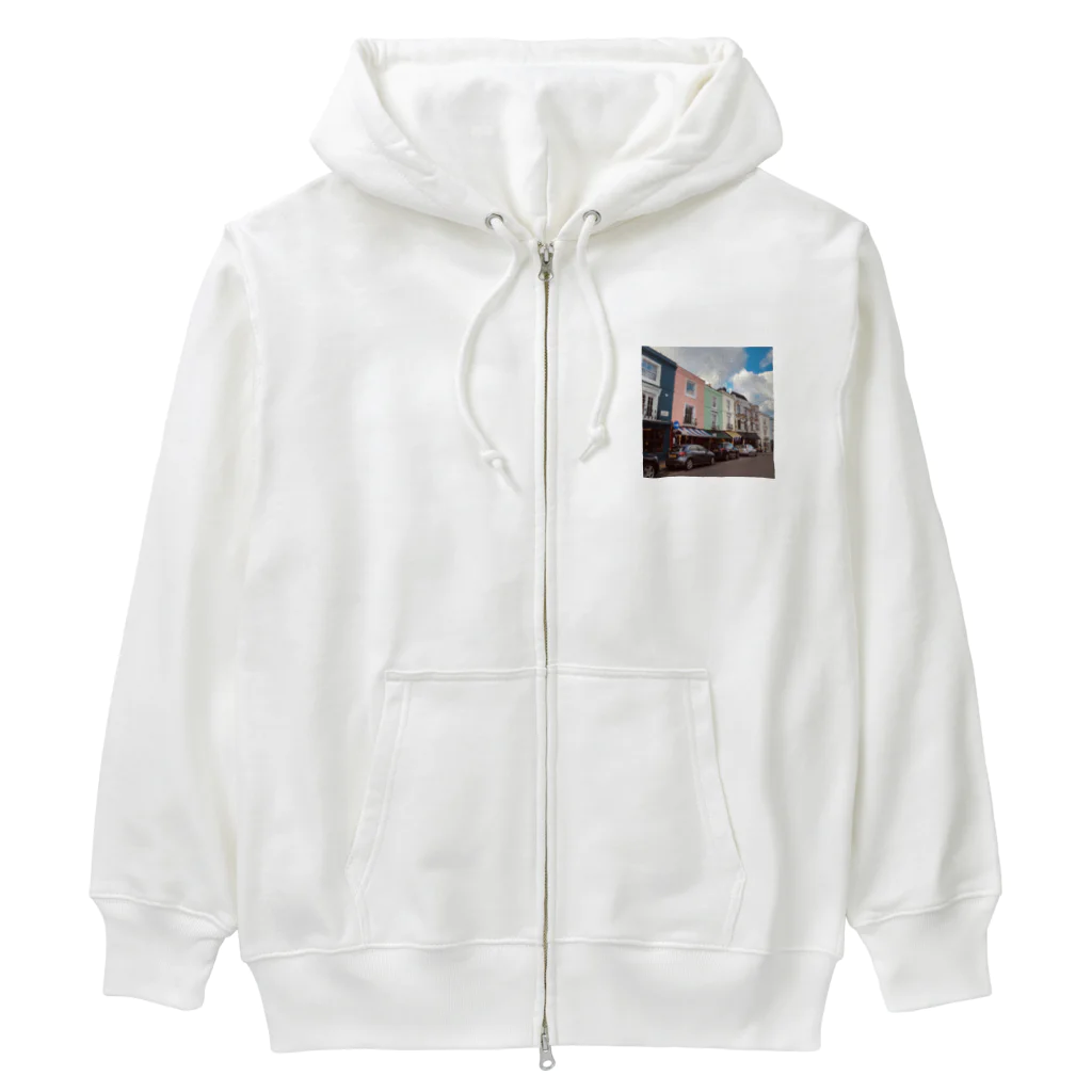 HanaeのNotting Hillの街並み Heavyweight Zip Hoodie