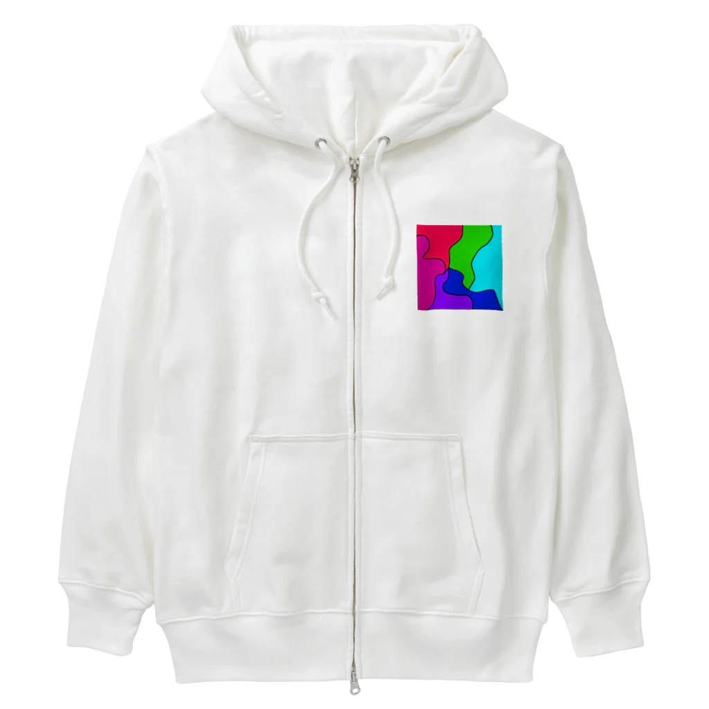 masuterのカラフル Heavyweight Zip Hoodie