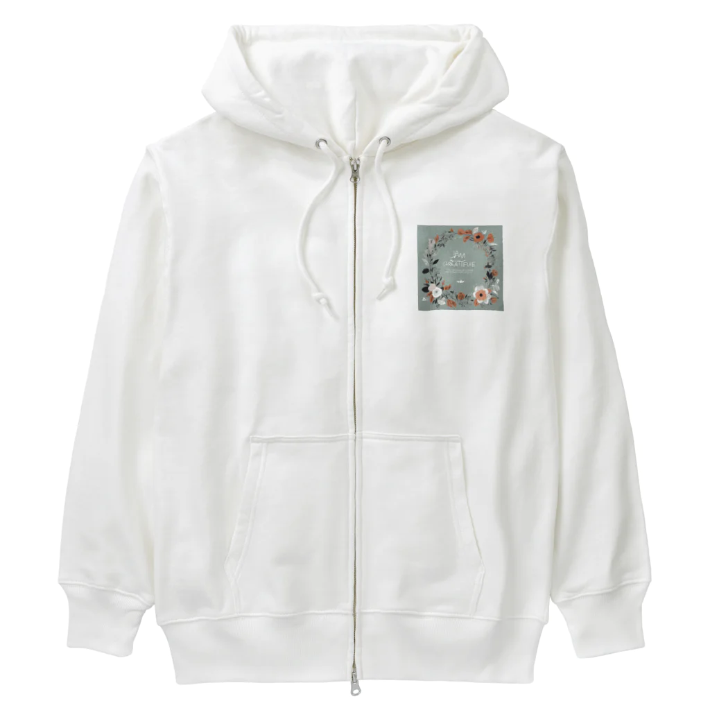 the blue seasonの豊かさの輪 Heavyweight Zip Hoodie