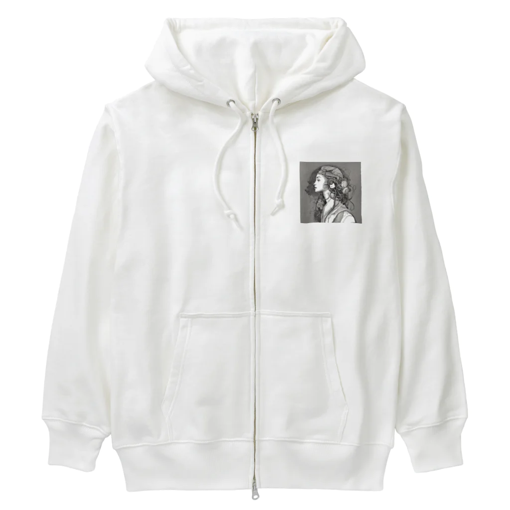 Akitanの多様性 Heavyweight Zip Hoodie