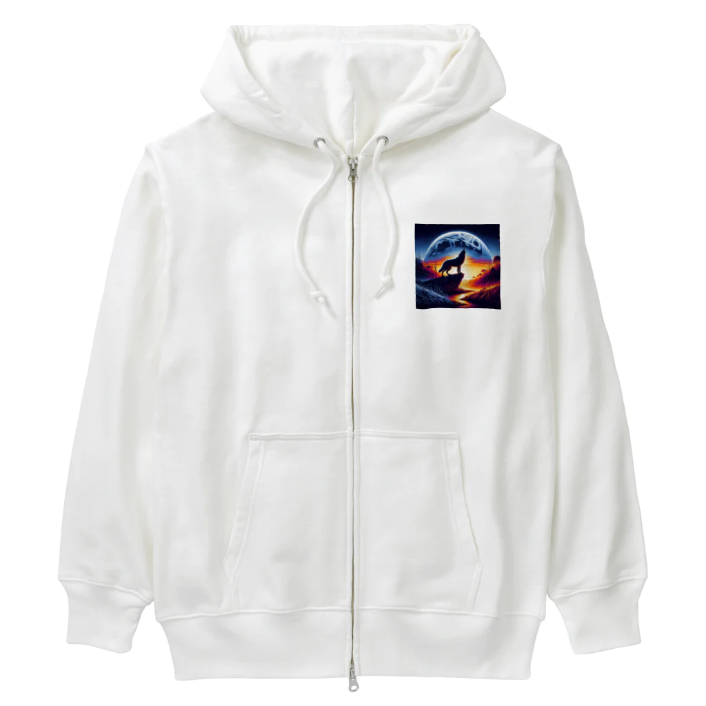 DesignDreamerの荒野の影 Heavyweight Zip Hoodie