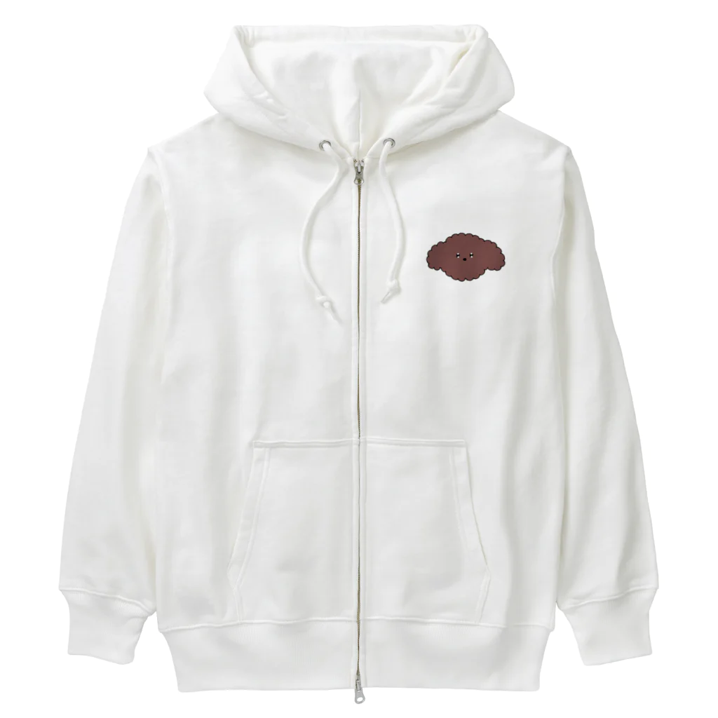 とらみえもんのビックわんこのにこ Heavyweight Zip Hoodie