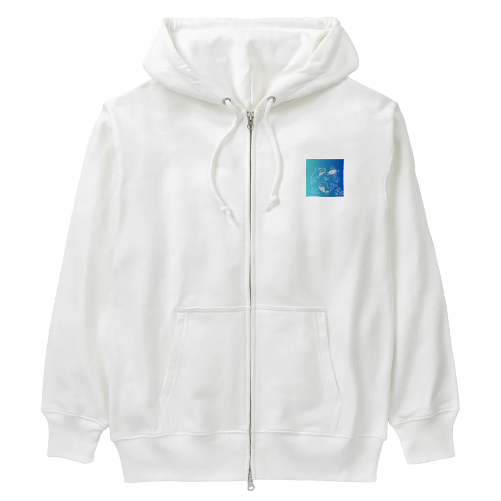 "Elegance Crew"の海の仲間たち Heavyweight Zip Hoodie