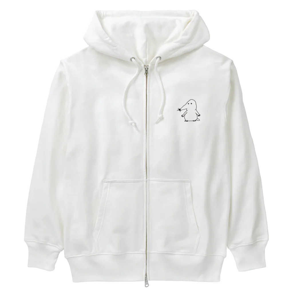 Tomoya_Ogasawaraの孤独のもぐら Heavyweight Zip Hoodie