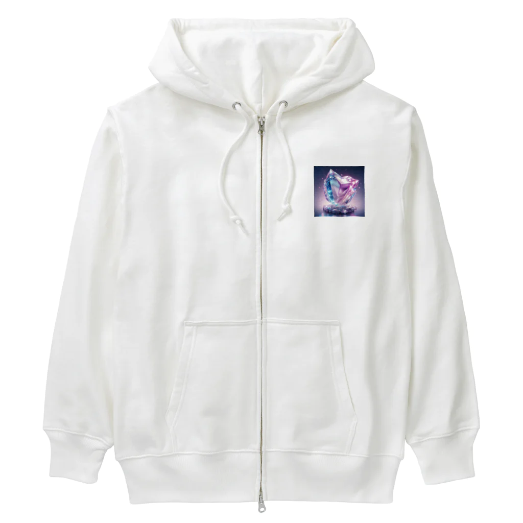 3tomo6's shopのValentine 水晶 Heavyweight Zip Hoodie