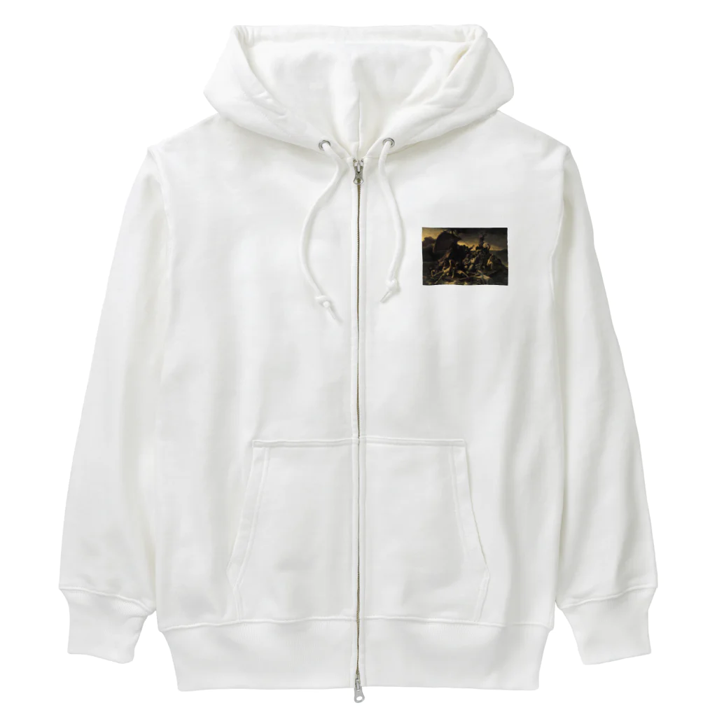 えとーの趣味商品店のテオドール・ジェリコー『メデューズ号の筏』 Heavyweight Zip Hoodie