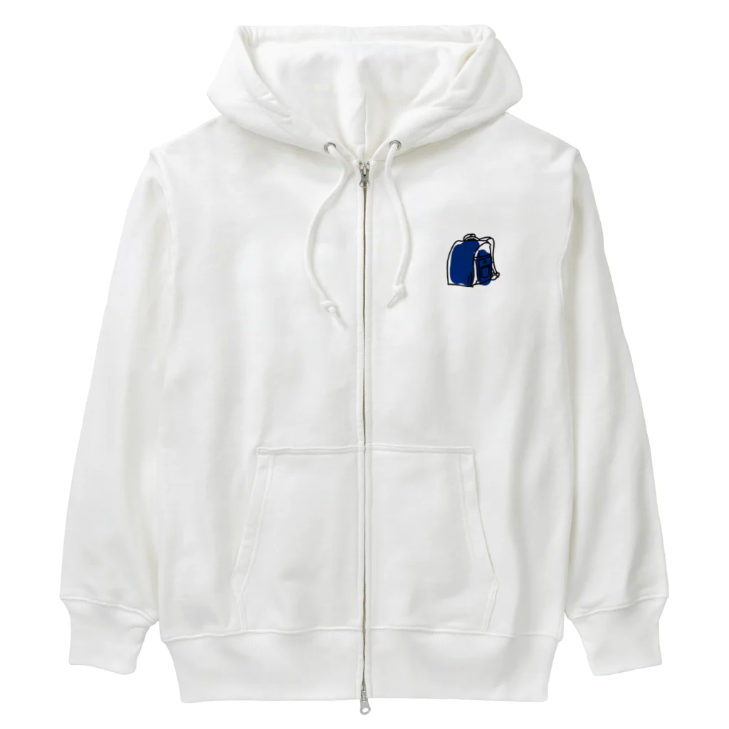 タカのどきどき青いランドセル Heavyweight Zip Hoodie