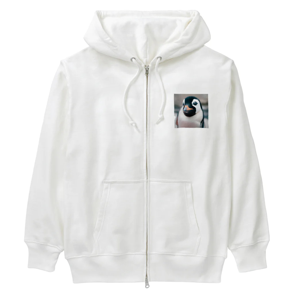 kiyoshi☪︎のペンギンくん(・⊝・) Heavyweight Zip Hoodie