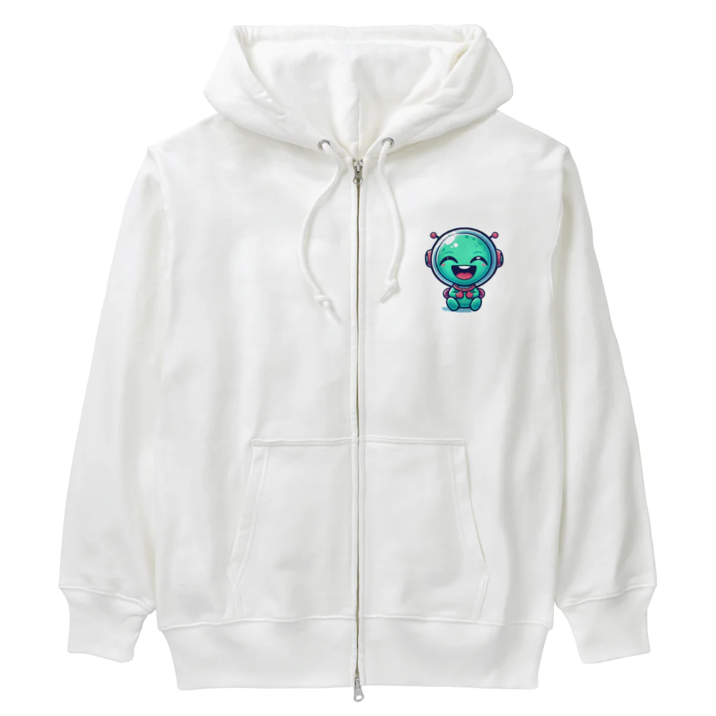 おふざけの爆笑宇宙人 Heavyweight Zip Hoodie