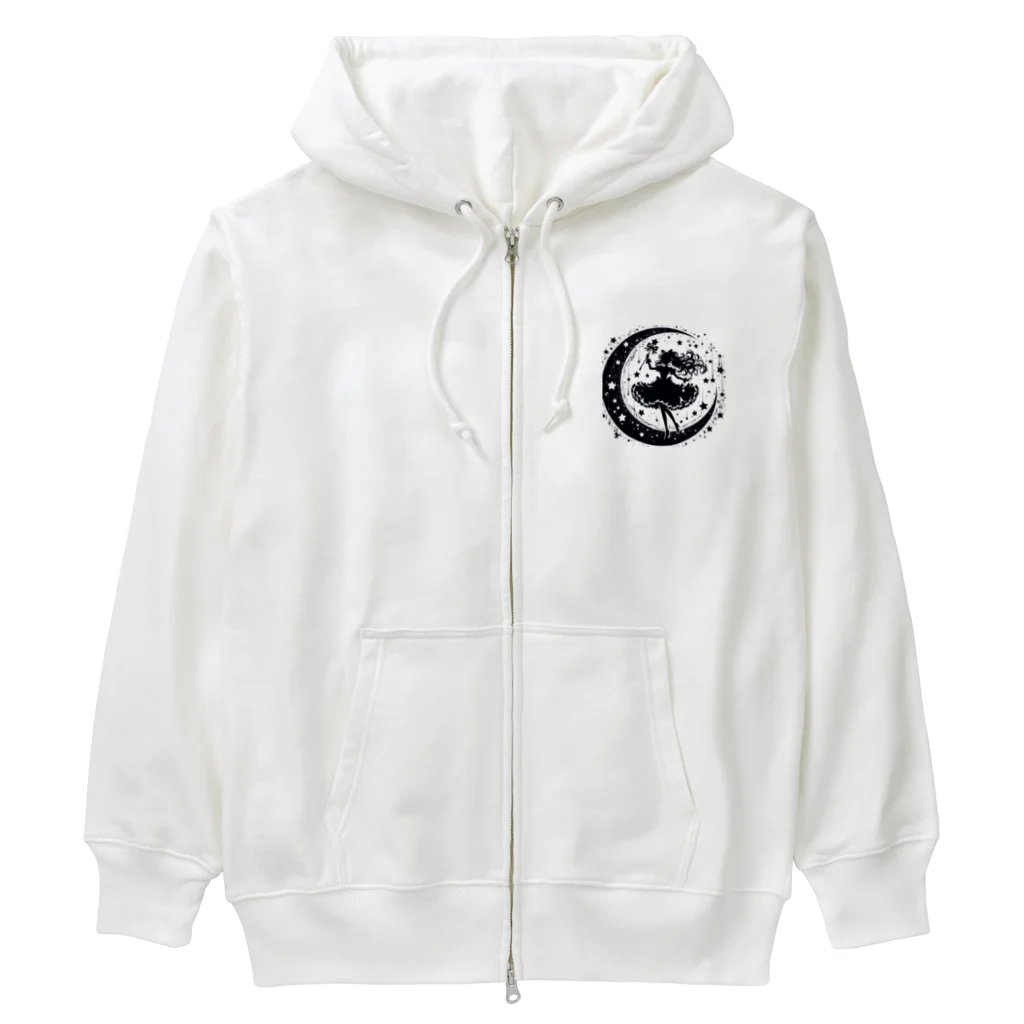 むこうのくにの魔法少女 Heavyweight Zip Hoodie